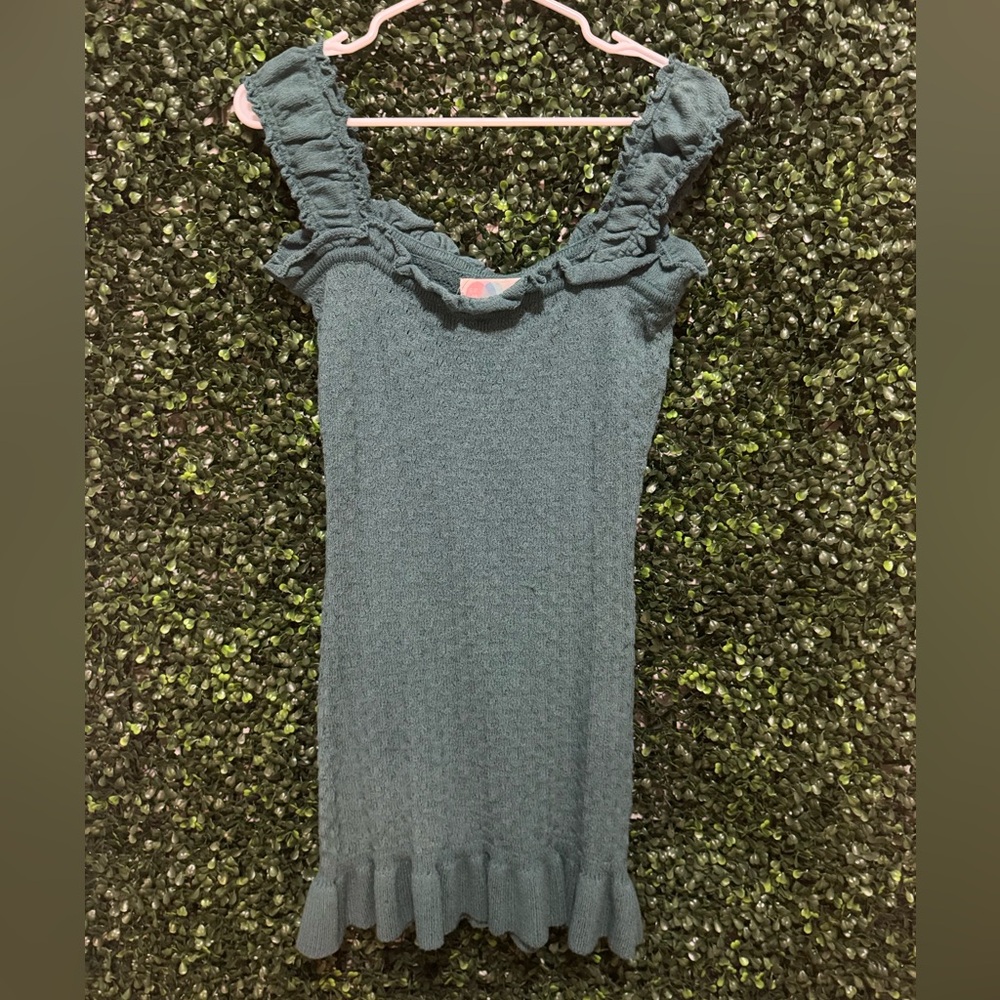 FREE PEOPLE Devyn Sweater Mini DRESS - Picture 3 of 6